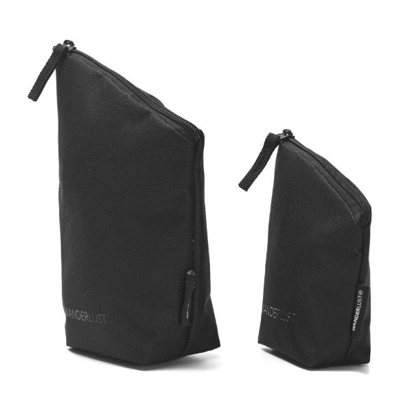 Producto - Porta Yerbera Azucarera Mate Wanderlust Cierre Tela Color Negro