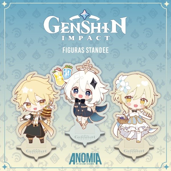 Producto - FIGURAS TRAVELERS, PAIMON Y TARTAGLIA - GENSHIN IMPACT