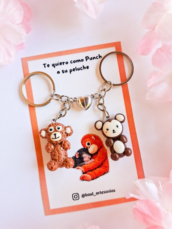 Producto - Llaveros Punch y peluche (A PEDIDO)