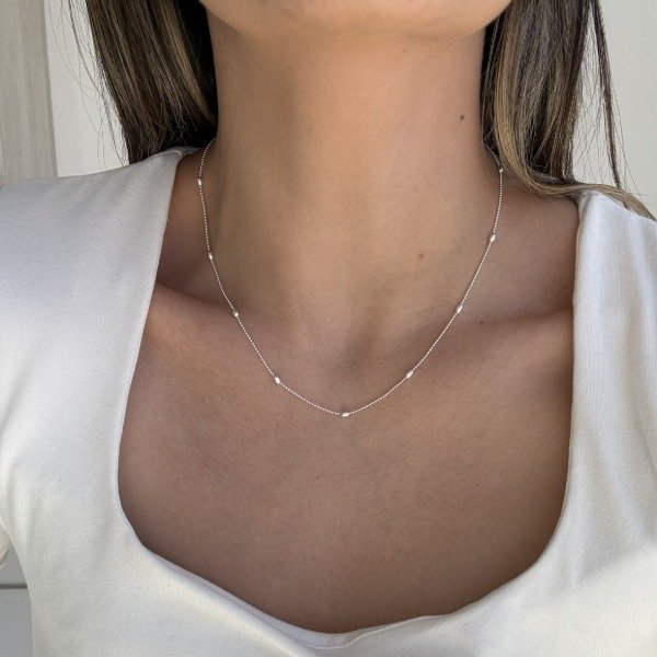 Producto - Cadena militar con semillitas 45cm - 0