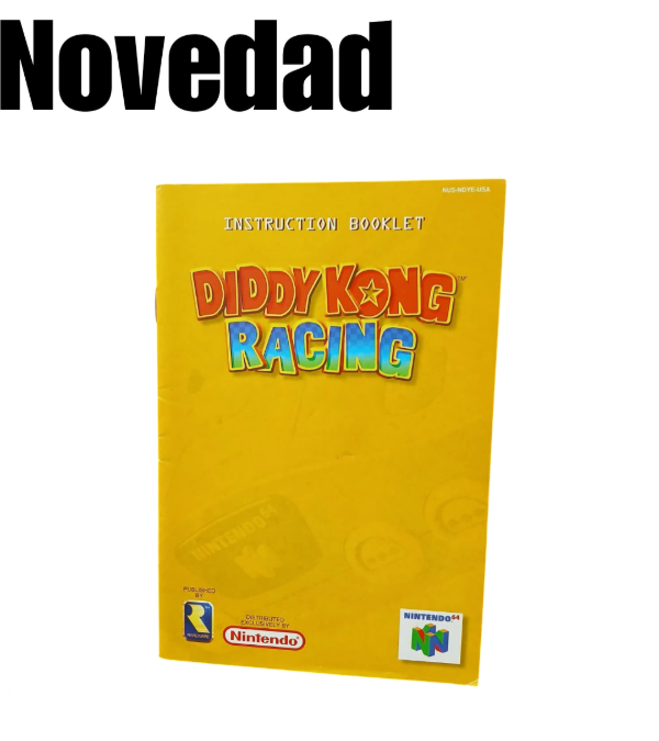 Producto - Manual de Diddy Kong Racing Nintendo 64