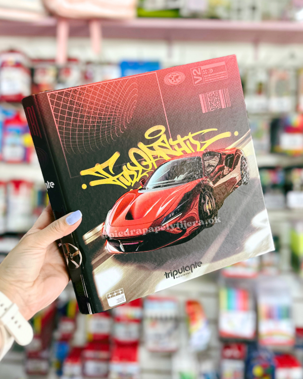 Producto - Carpeta 3 anillos auto rojo