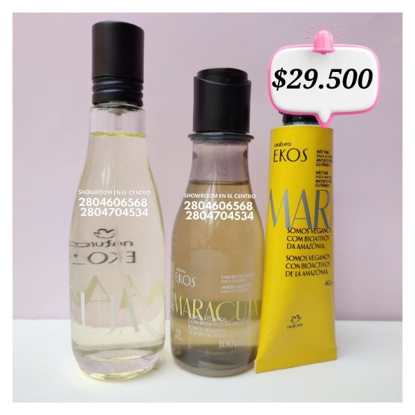Producto - Frescor 75 mal maracuyá+ jabón líquido+ crema de manos 40gr