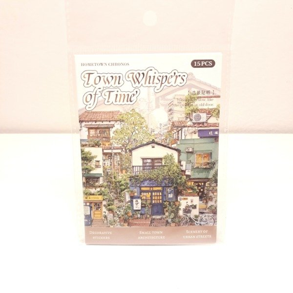 Producto - Set de 15 stickers - Town Whispers: Machiya Alley