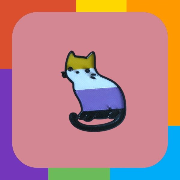 Producto - Pin Gato No bi