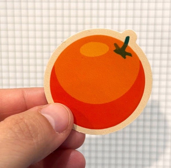 Producto - Sticker naranja