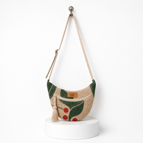 Producto - Bandolera palmeras con  rojo y verde