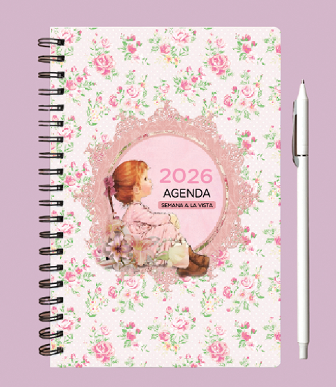 Producto - AGENDA  SEMANA A LA VISTA 2026 COLOR - SARA KAY
