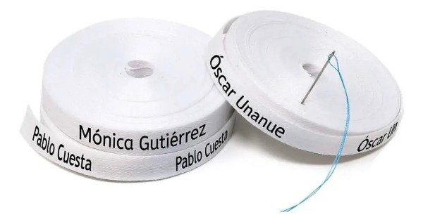 Producto - Cinta x 30 nombres coser etiqueta ropa - 0
