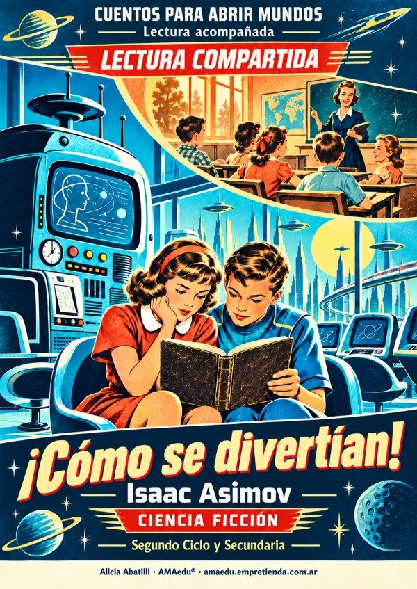 Producto - Lectura acompañada CÓMO SE DIVERTÍAN (I. Asimov)