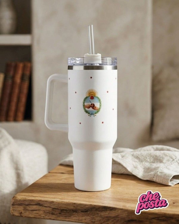 Producto - Vaso Quencher Escudo 1200 ML (Blanco)