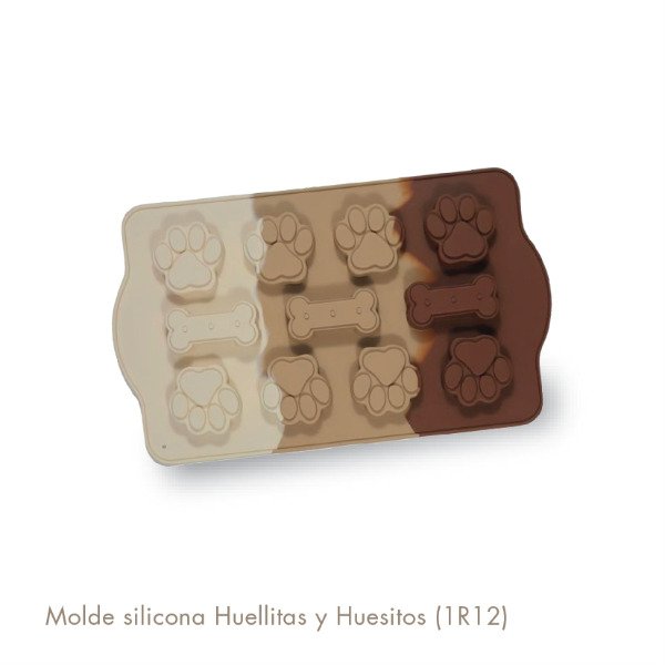Producto - Molde silicona Huellitas y Huesitos (1R12)