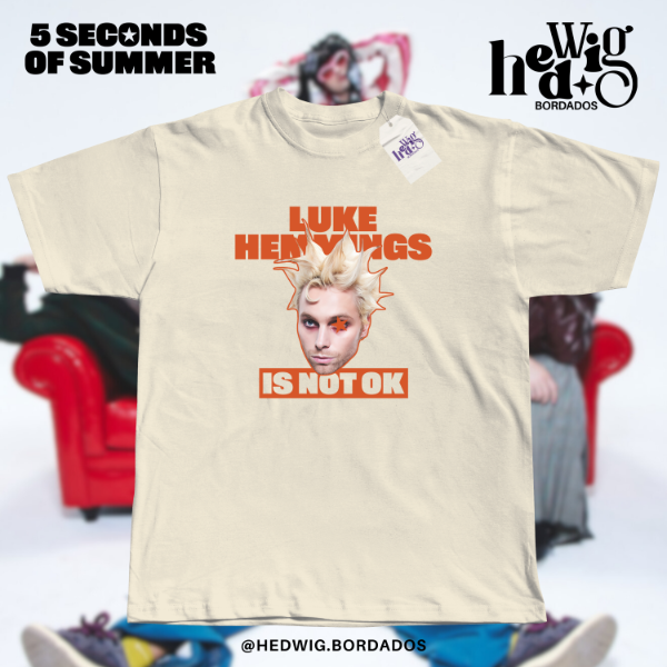 Remera 5sos luke is not ok - DTF — imagen 3
