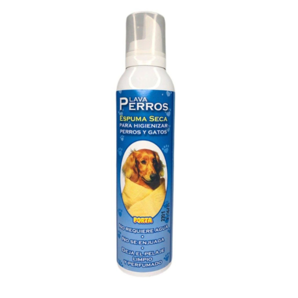 Producto - Espuma seca para bañar perros y gatos