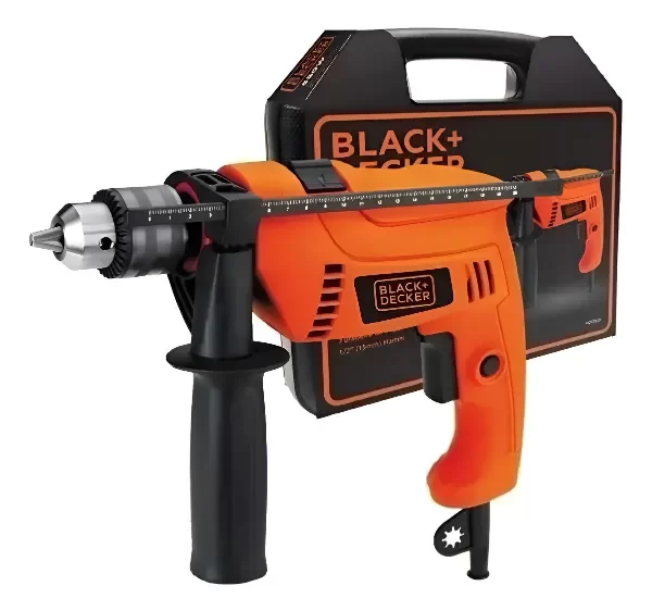 Producto - Taladro Percutor Eléctrico Black Decker Hd650 ar  650w 13mm Maletin