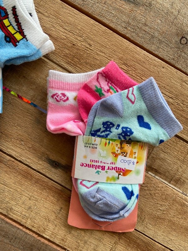 Producto - Pack x3 soquetes niños - 1