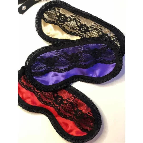Producto - Antifaz de raso y puntilla