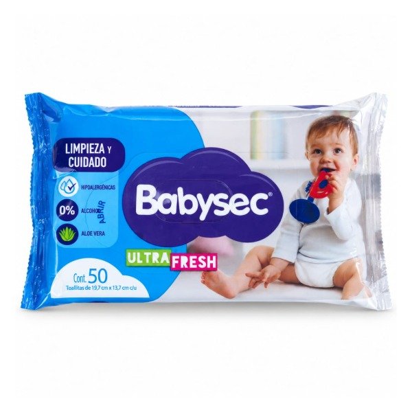 Producto - TOALLITAS HUMEDAS 50 UNID BABYSEC