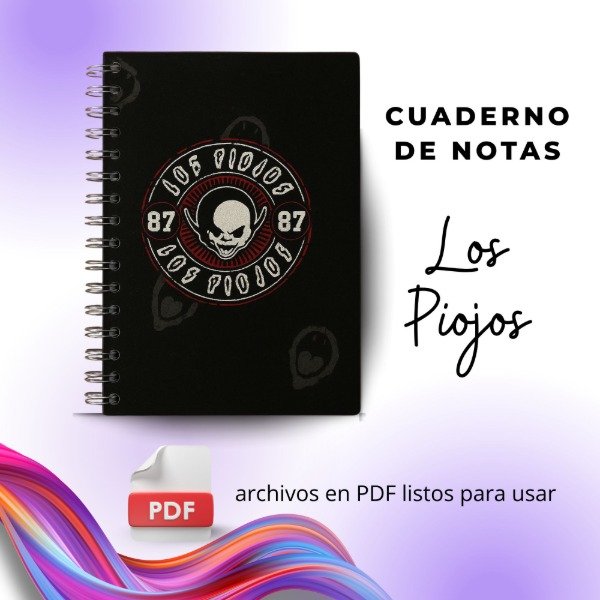 Producto - Los piojos (cuaderno de notas)