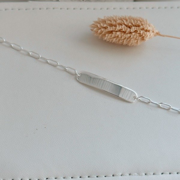 Producto - Pulsera Para Grabar Lina Plata 925