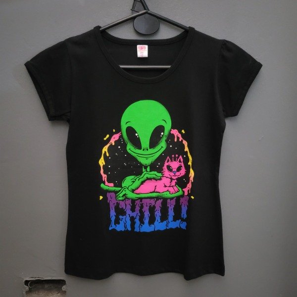 Remera manga corta infantil alien t.10