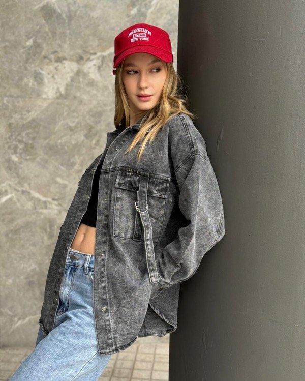 Producto - Camisaco cargo- gris