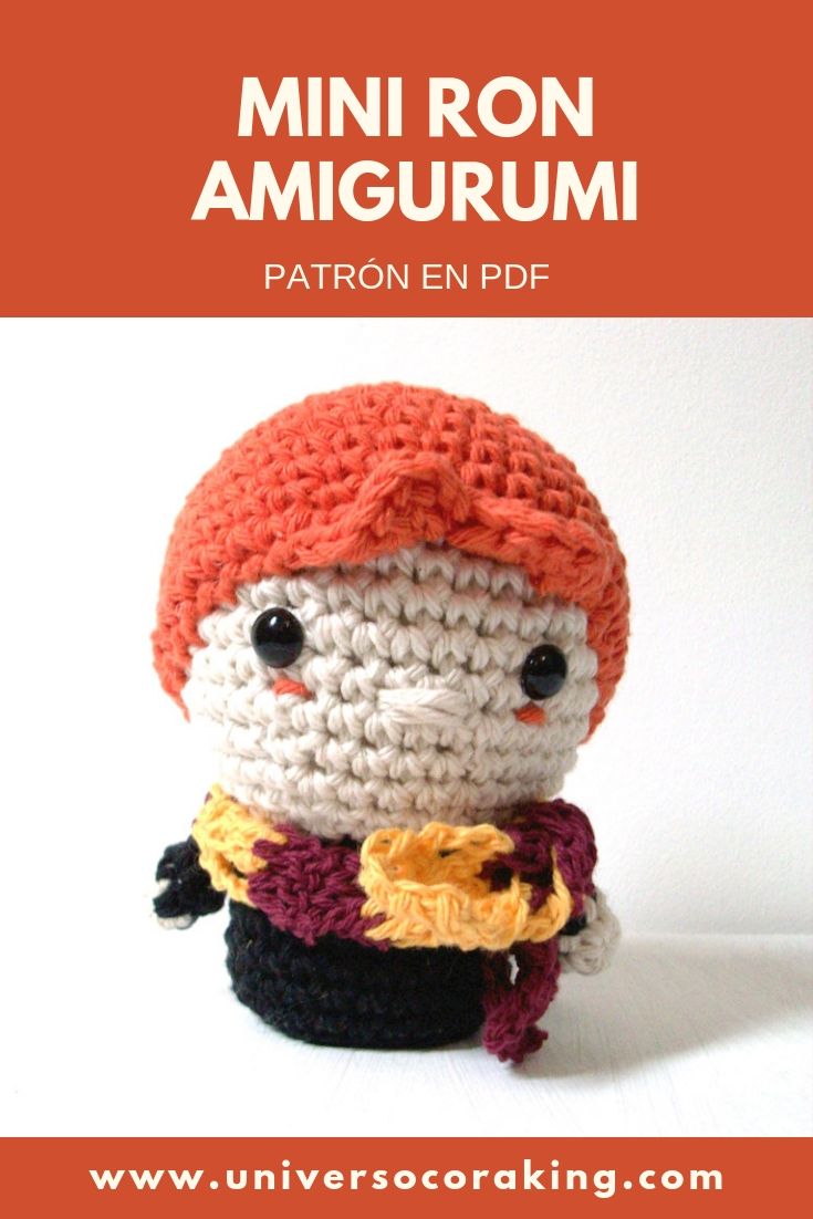 Mini Ron Weasley - Patrón en PDF - Universo Cora King