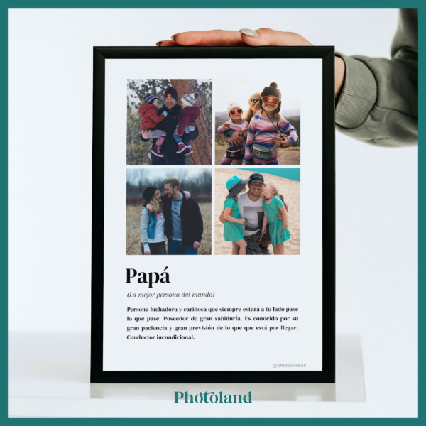 Producto - Lámina collage significado con Portarretrato