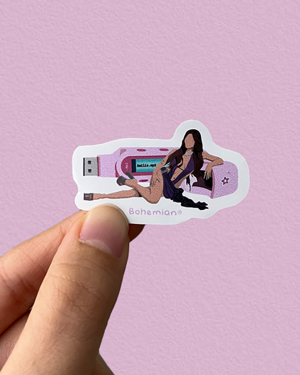 Producto - EMILIA CON MP3 - Sticker individual Emilia