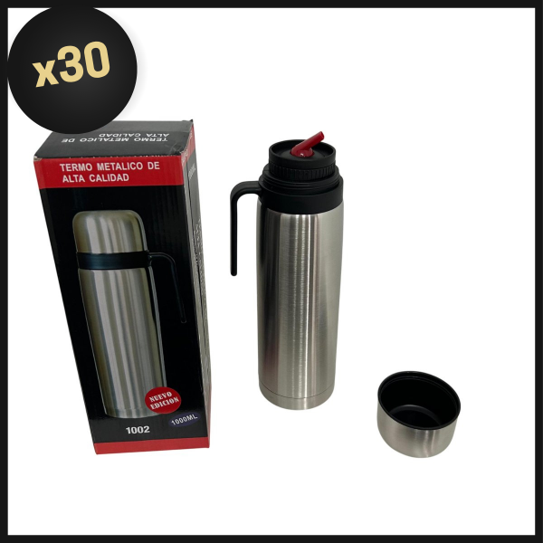 Producto - PROMO BULTO TERMO URUGUAYO DE ACERO 1LT SIN LOGO
