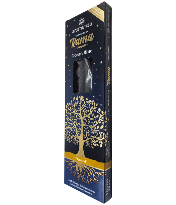 Producto - Sahumerios En Rama Aromanza - 6 Varillas - Ocean Blue