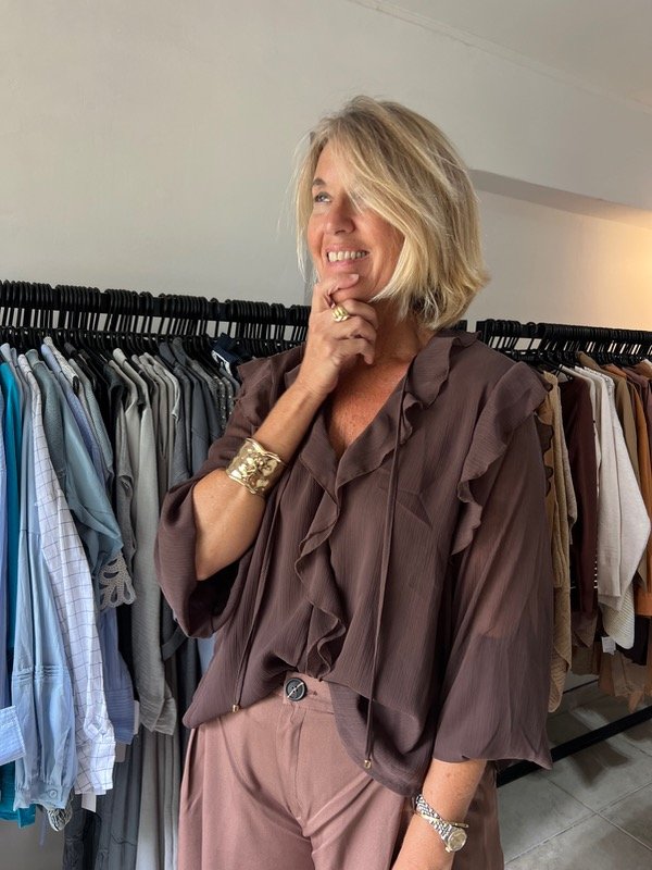 Producto - Camisa volados choco