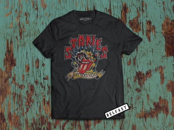 REMERA ROLLING STONES TATTOO YOU TOUR MERCH