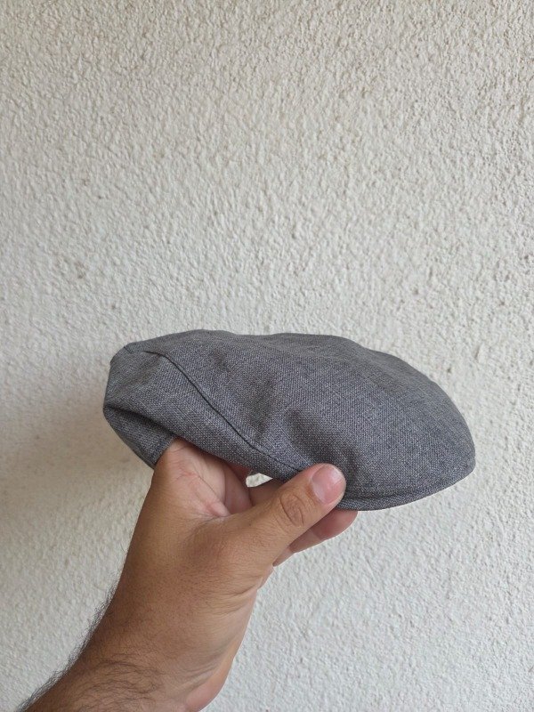 Producto - Boina SIMIL LINO AJUSTABLE GRIS OSCURO