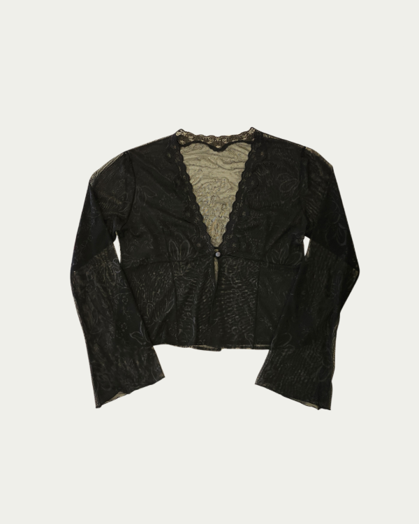 Producto - Top mesh negro