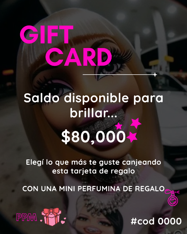Producto - GIFT CARD 80