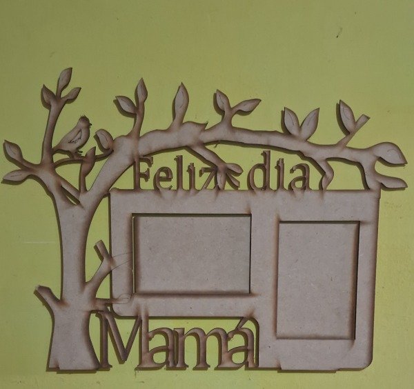 Producto - Cuadro día de la madre para 2 fotos 10x15cm
