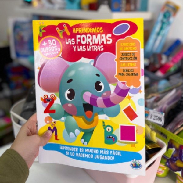 Producto - Libro Aprendemos +30 Juegos y Actividades Las formas y Letras 5989