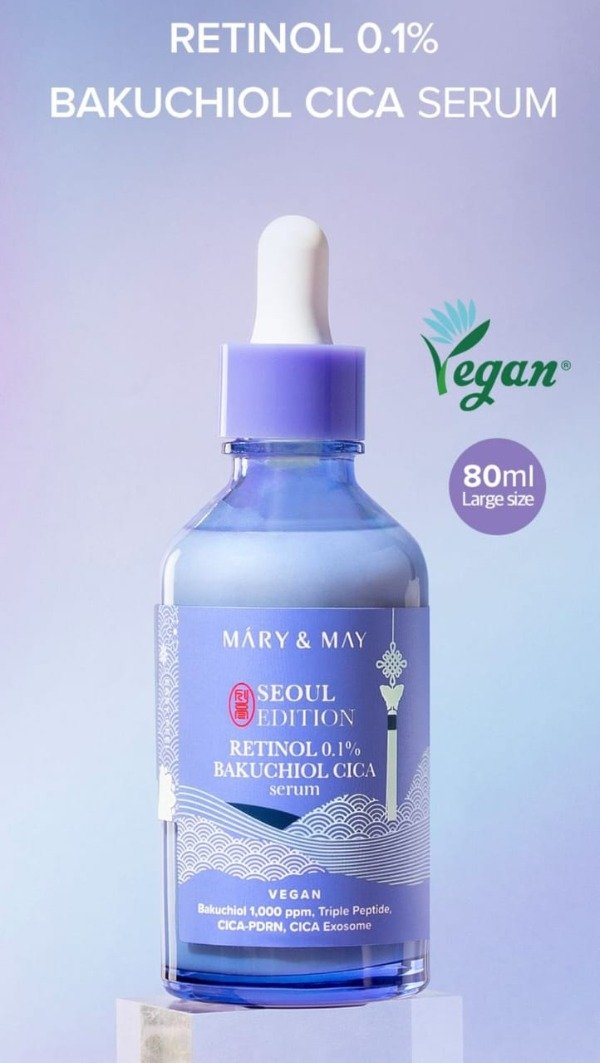 Producto - MaryandMay- serum facial Retinol 0.1 Bakuchiol Cica 80ml.