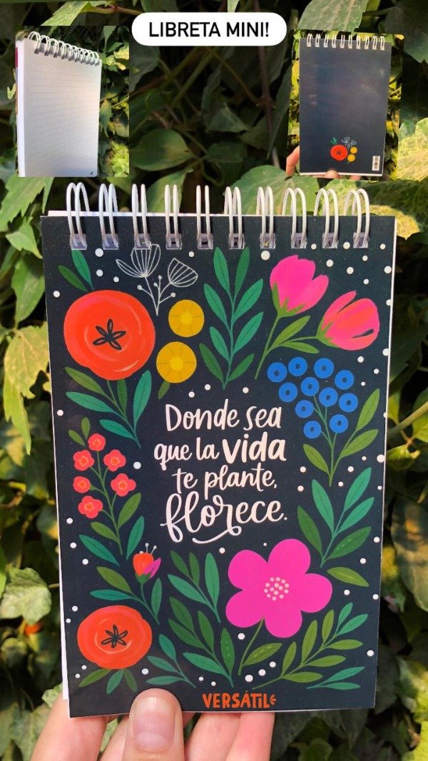 Producto - Libreta mini Florece