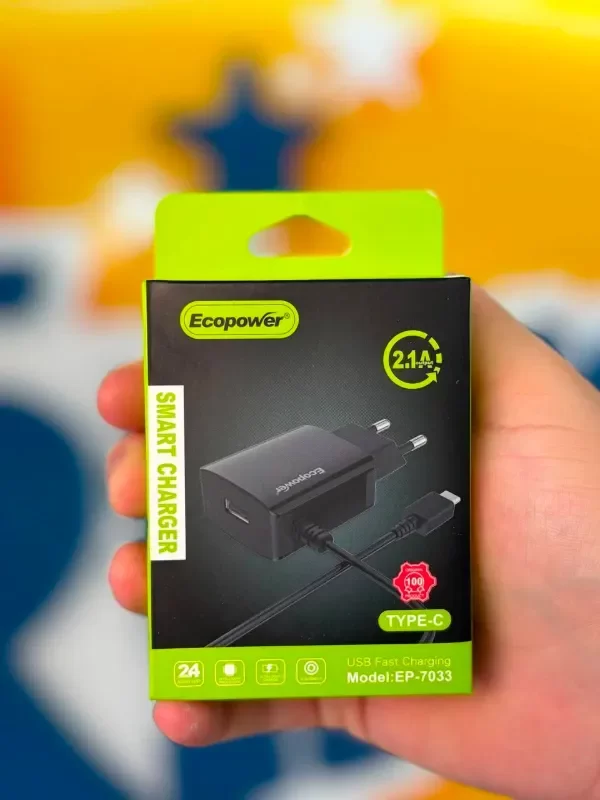Producto - Cargador USB Ecopower Tipo-C