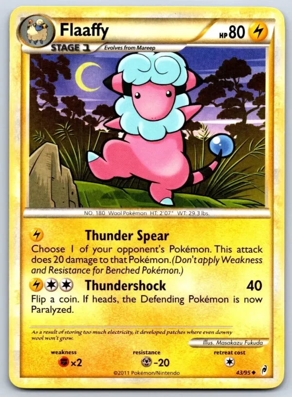 Producto - Flaaffy - Call of Legends 43/95 Masakazu Fukuda Pokemon Card LP