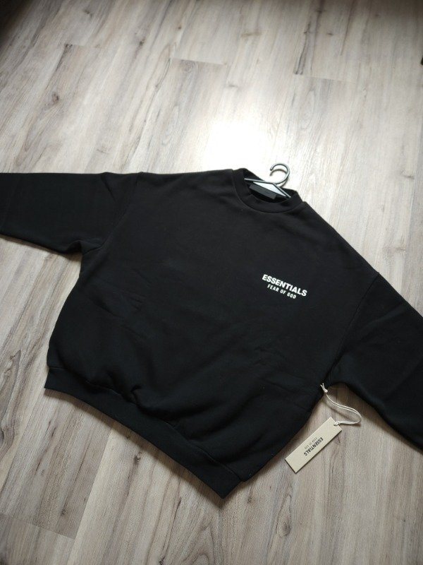 Producto - Fear of God Essentials Fleece Crewneck II 'Black'