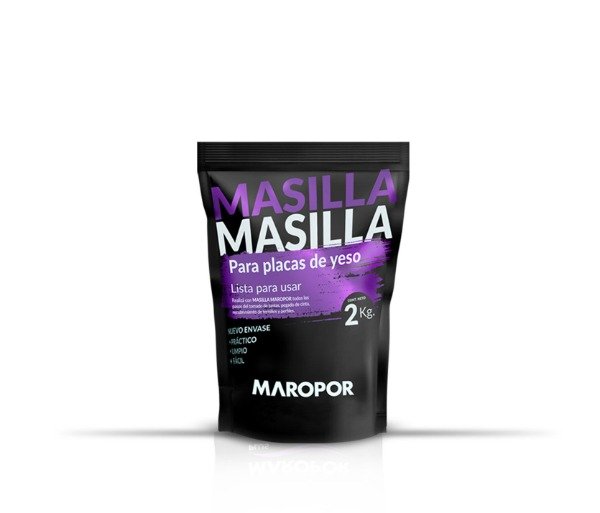 Producto - Masilla lista MAROPOR -  Envase Doypack 2 Kg.