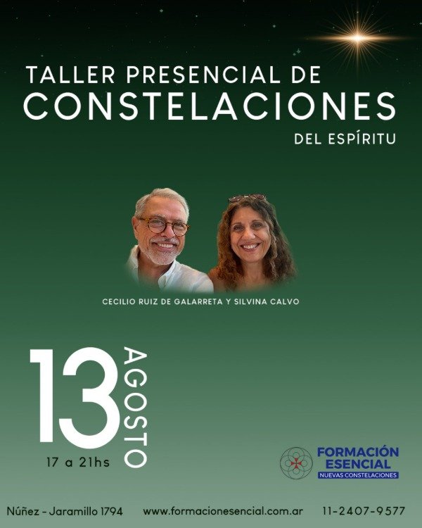 Producto - Taller Presencial de Nuevas Constelaciones en Nuñez - 13/8/25