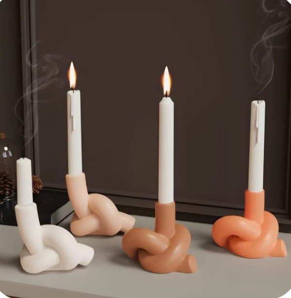 Producto - MOLDE PORTAVELA NUDO