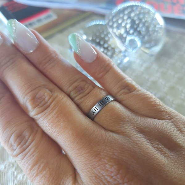 Producto - Anillo nro romano lleno