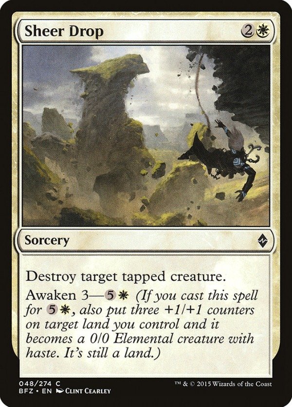 Producto - Sheer Drop  Battle for Zendikar