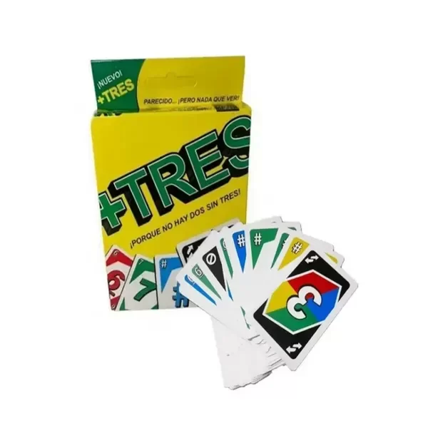 Producto - Juego de Cartas UNO +TRES - 0