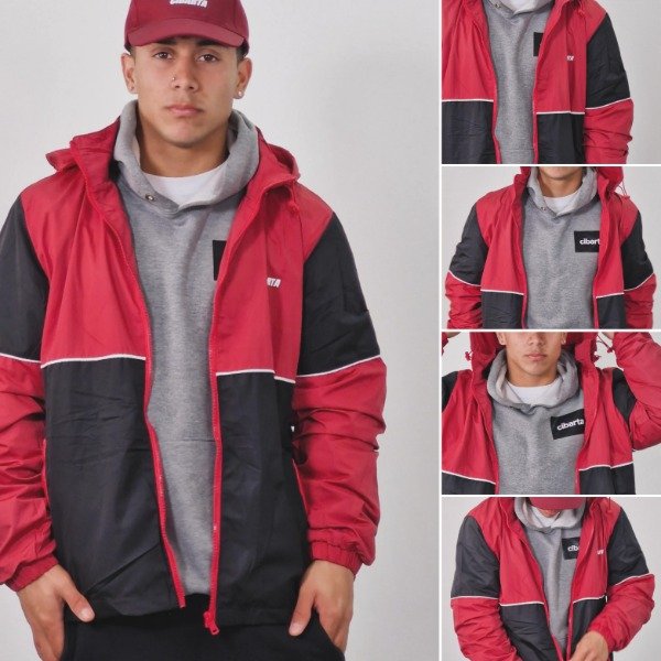 Producto - ROMPEVIENTO VINTAGE II 9CIBARTA SPORT Bordo y Negro